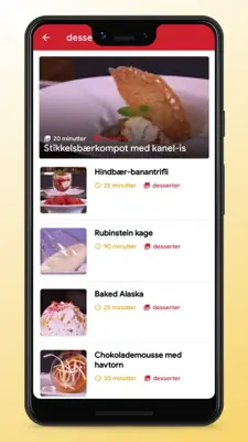 Danish Recipes - Food App android App screenshot 2