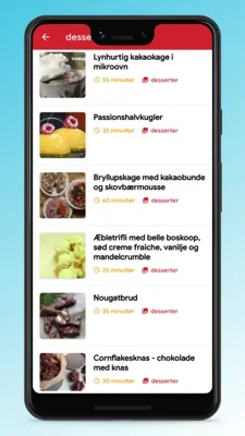 Danish Recipes - Food App android App screenshot 3